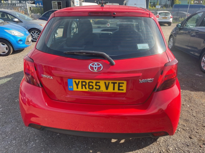 2015 Toyota Yaris 1.0 VVT-i Icon 5dr HATCHBACK Petrol Manual