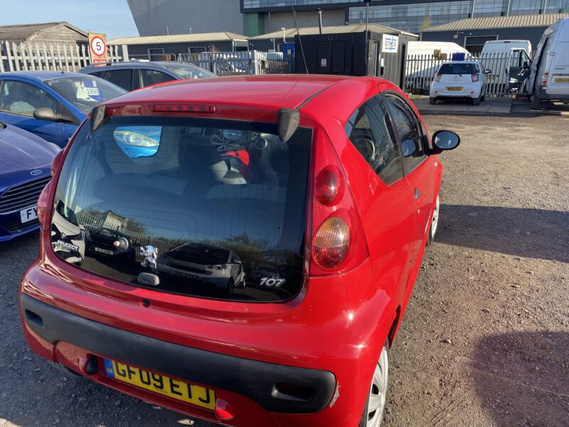 2009 Peugeot 107 1.0 Urban Lite 3dr HATCHBACK Petrol Manual